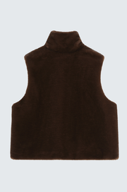 Brown Hairy Vest