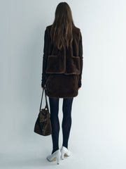 Brown Hairy Vest