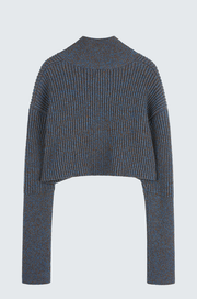 Wool Crop Knit Cardigan