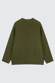 Wool Oversize Knit Cardigan