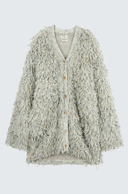 Frayed Oversize Knit Outer