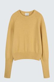 Wool Round Neck Knit Top