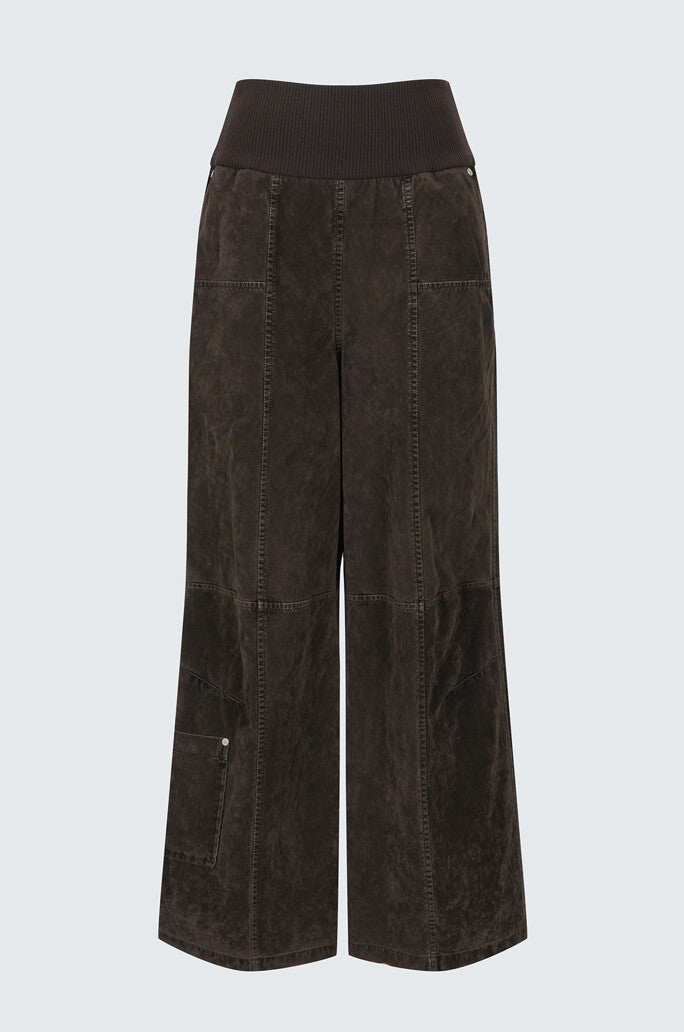 High Waisted Dyed Trousers
