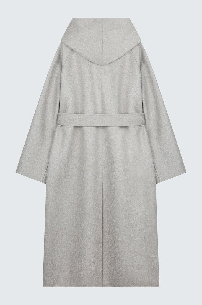 Cashmere Hooded Maxi Coat
