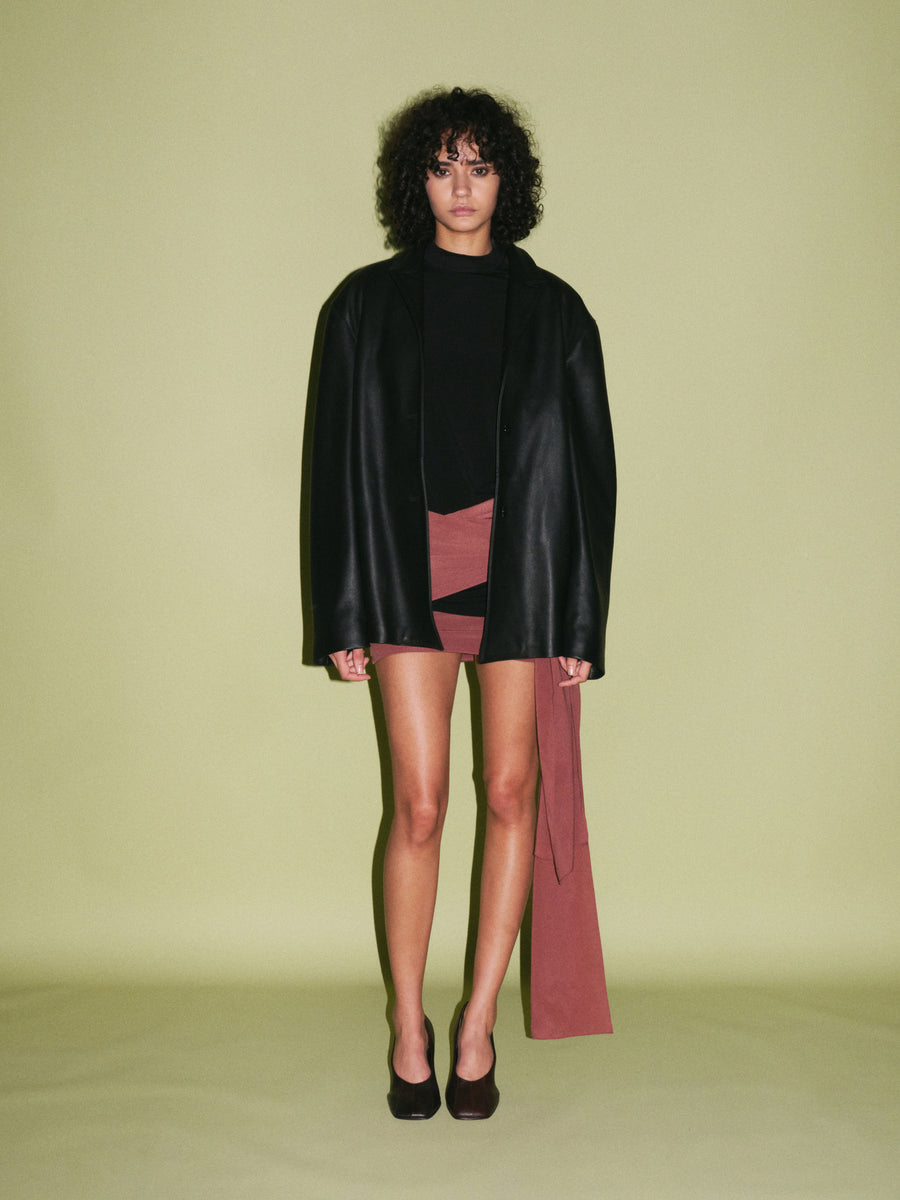 Single Leather Jacket