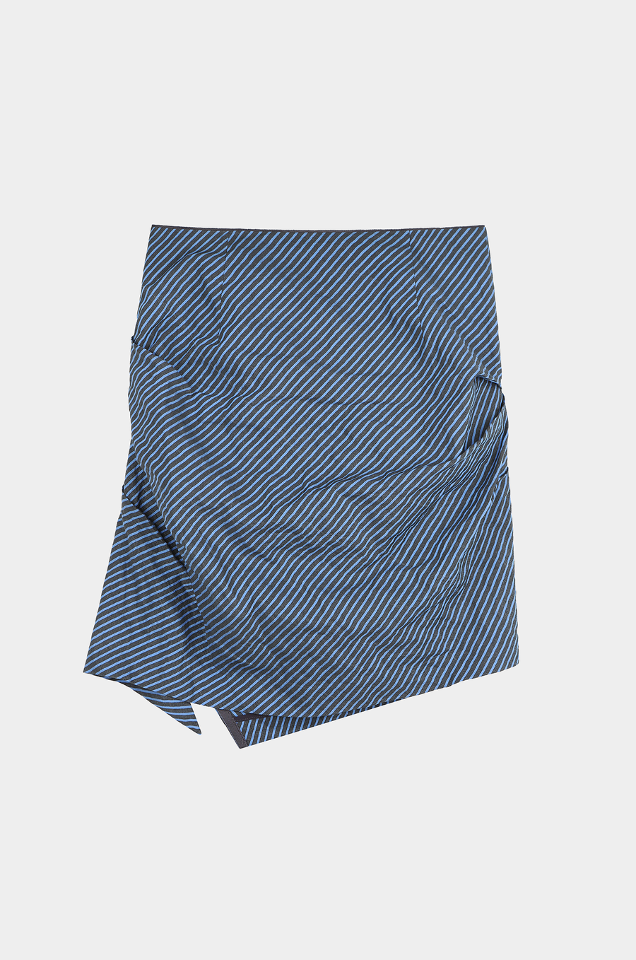 Ruched Stripe Skirt
