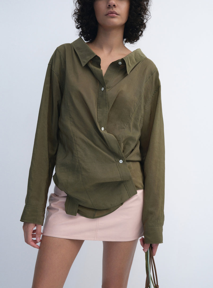 Draped Twisted Shirt