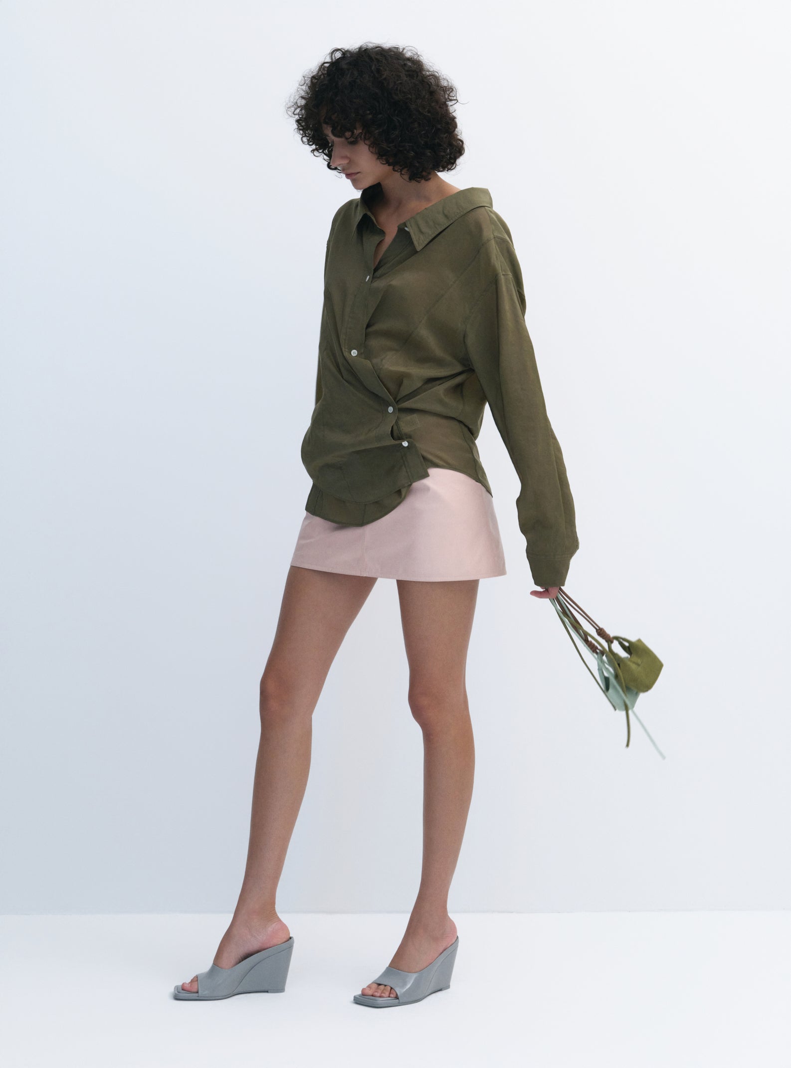 Draped Twisted Shirt