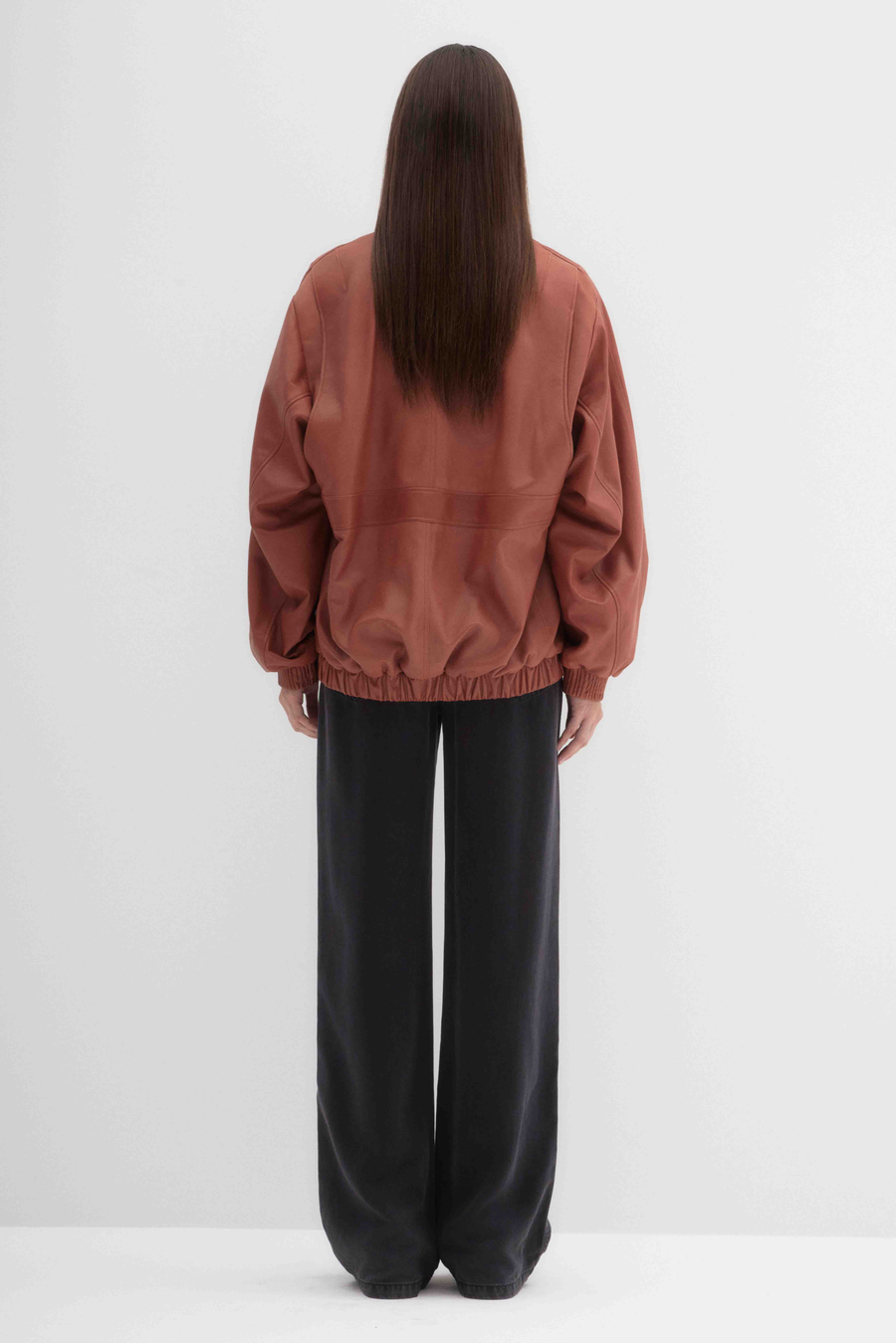 Leather Bomber Jacket