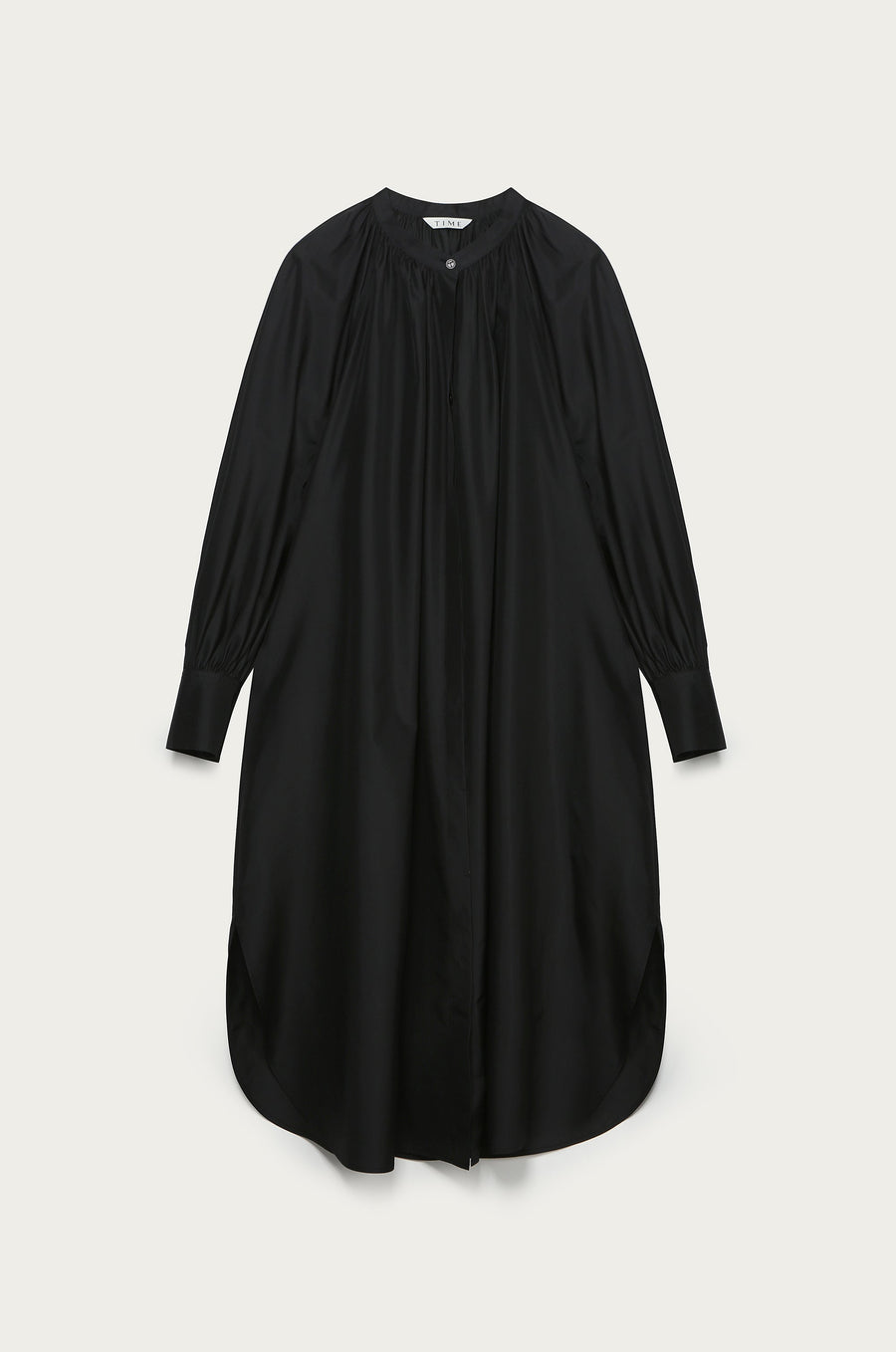VOLUMINOUS RAGLAN SHIRT DRESS