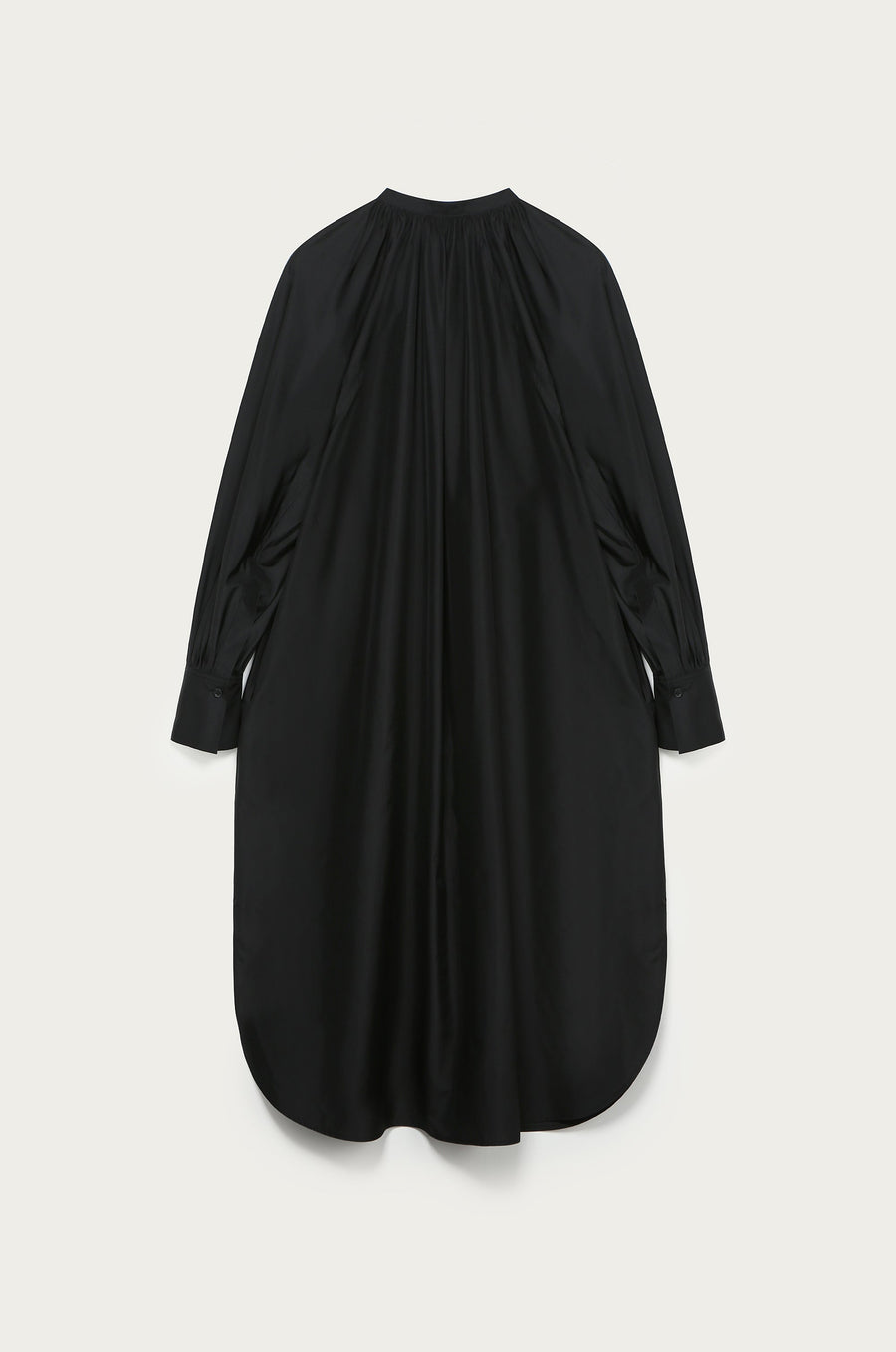 VOLUMINOUS RAGLAN SHIRT DRESS
