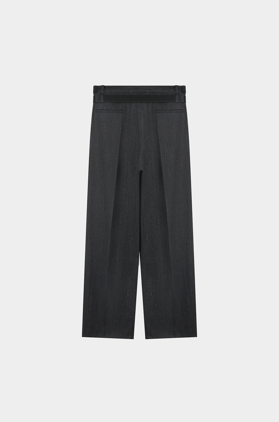 Wool Straight Trousers