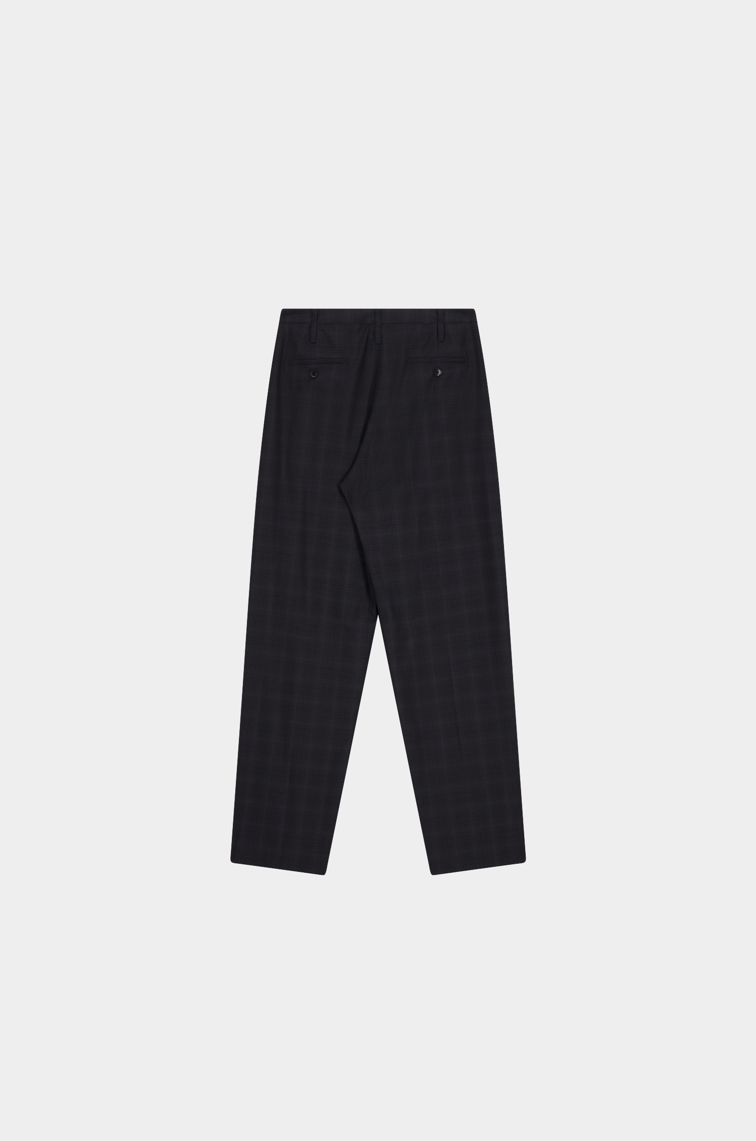 Check Straight Trousers