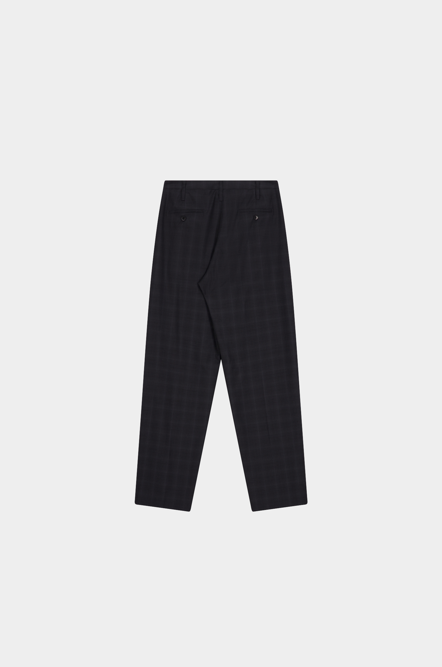 Check Straight Trousers