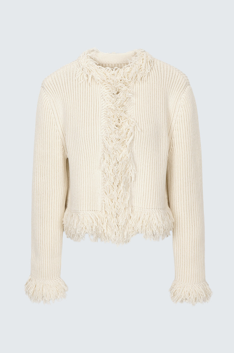 FRINGE KNIT JACKET