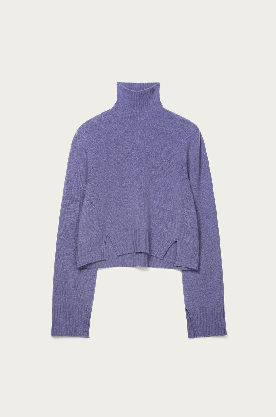 CASHMERE HIGH NECK KNIT TOP