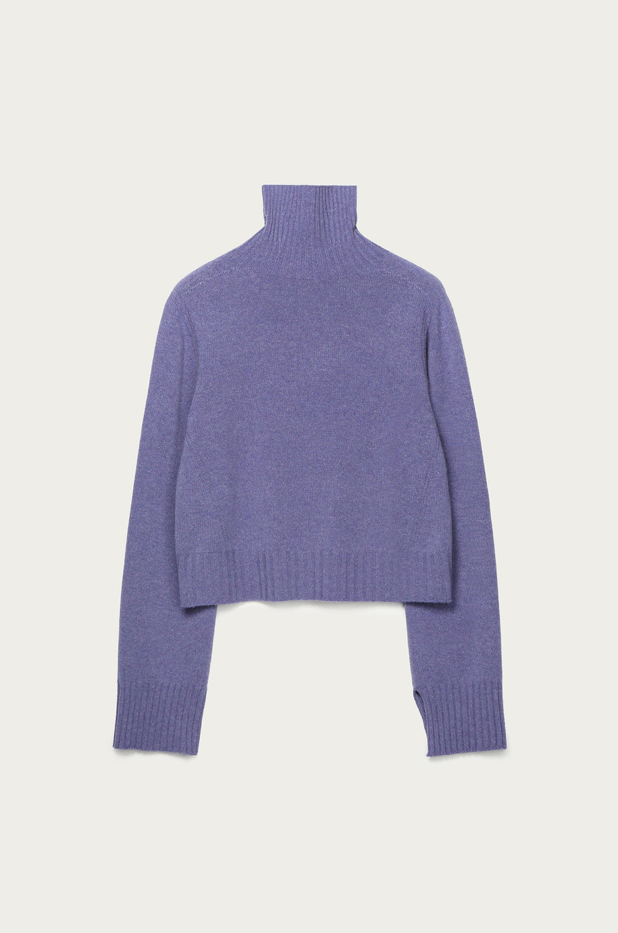 CASHMERE HIGH NECK KNIT TOP