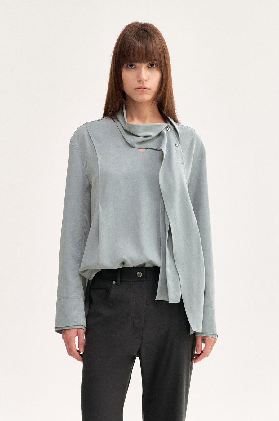 SHIRT WITH SHAWL