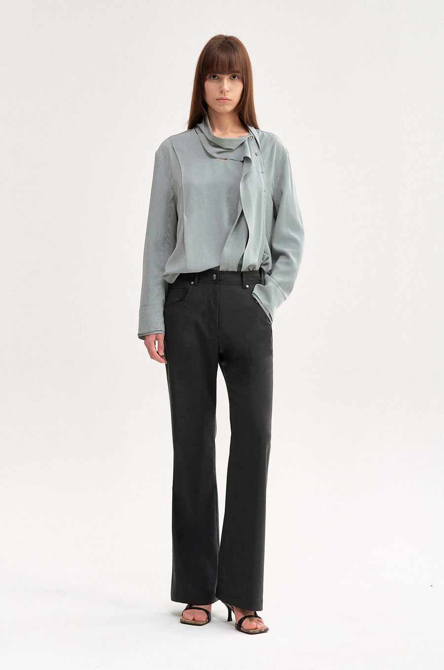 SHIRT WITH SHAWL