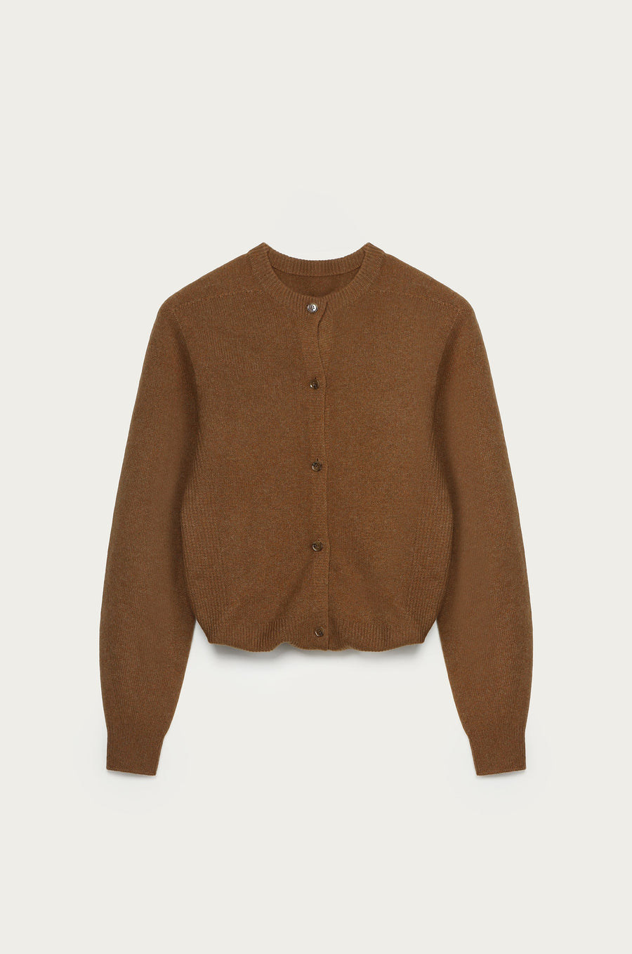 CASHMERE BLEND LAYERED KNIT CARDIGAN