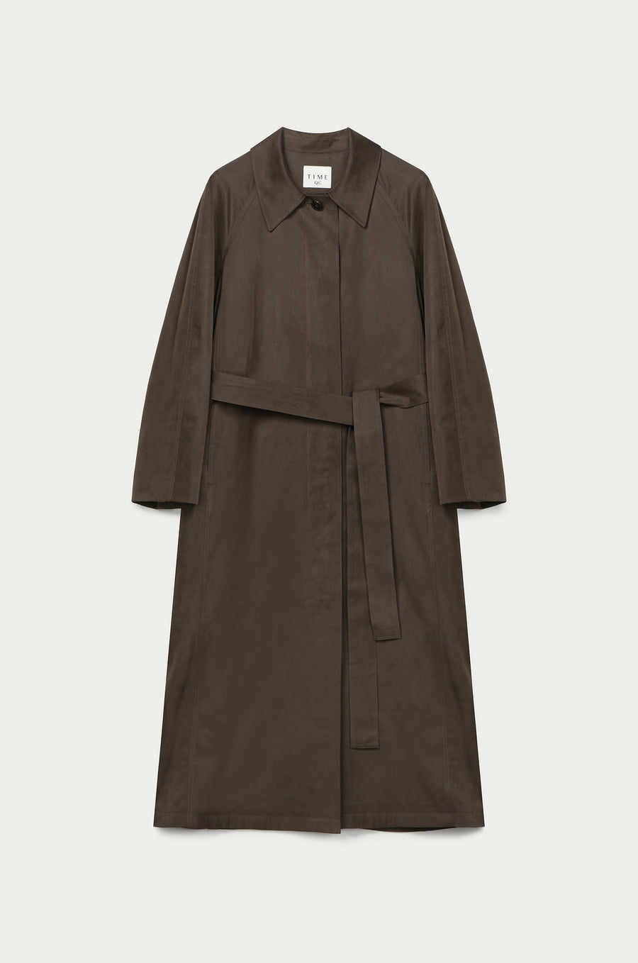 SINGLE COTTON & LYOCELL MIXED TRENCH COAT