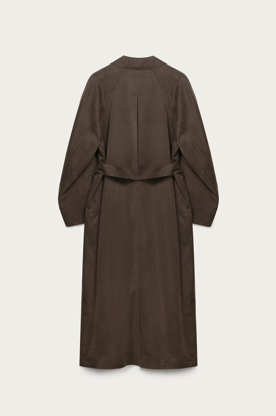 SINGLE COTTON & LYOCELL MIXED TRENCH COAT