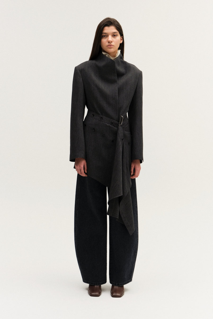 HIGHNECK WOOL JACKET