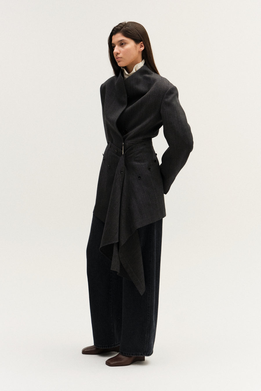 HIGHNECK WOOL JACKET