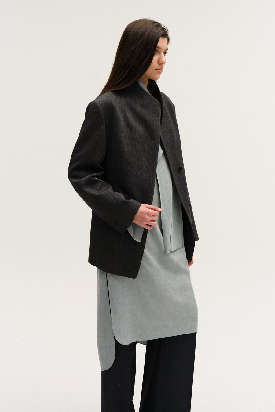 HIGHNECK WOOL JACKET