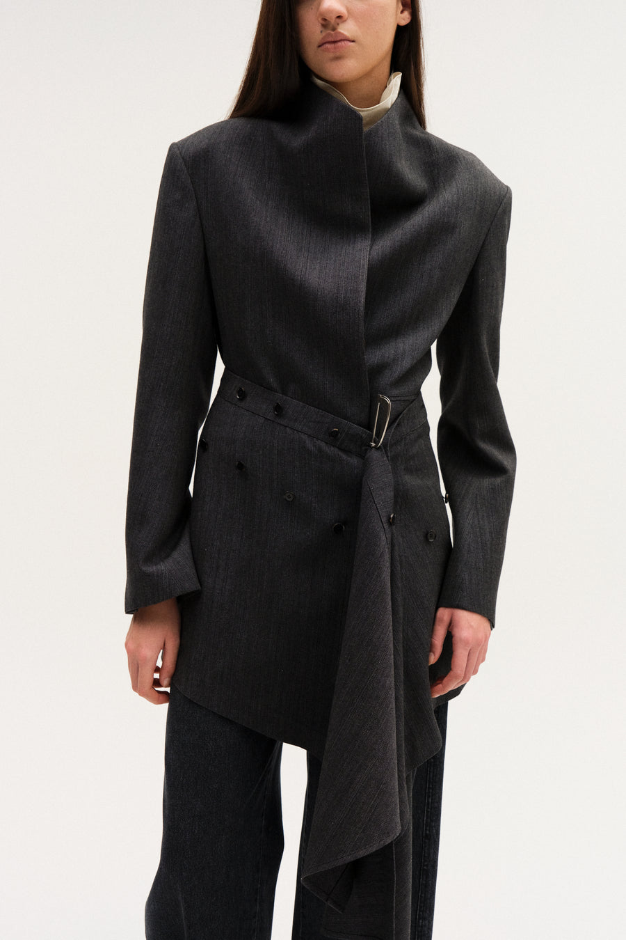 HIGHNECK WOOL JACKET
