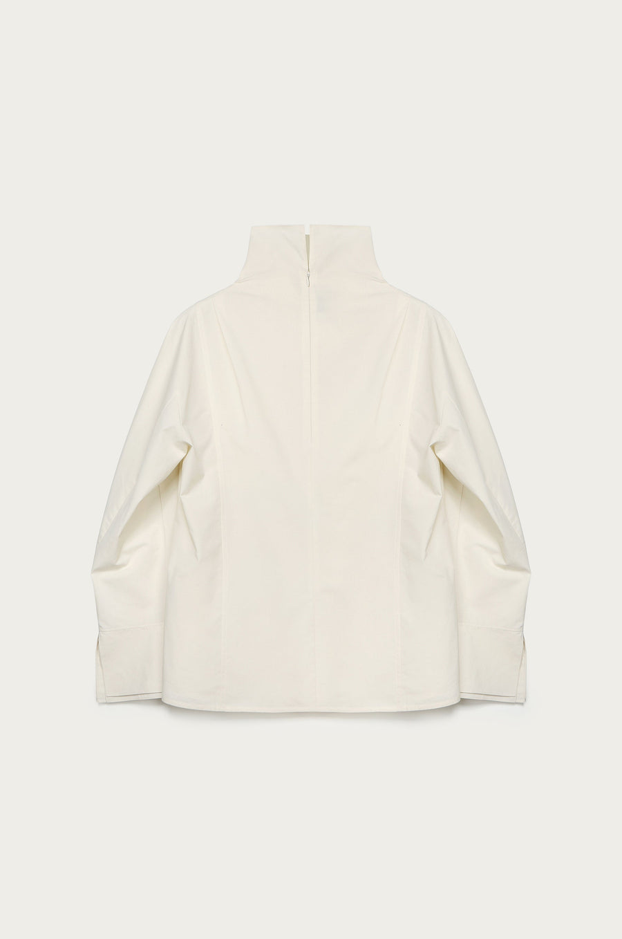 MOCK NECK BACK DETAILED TOP