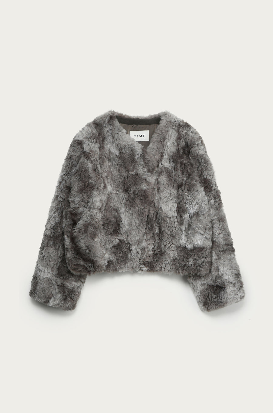 GREY HAIRY JACKET