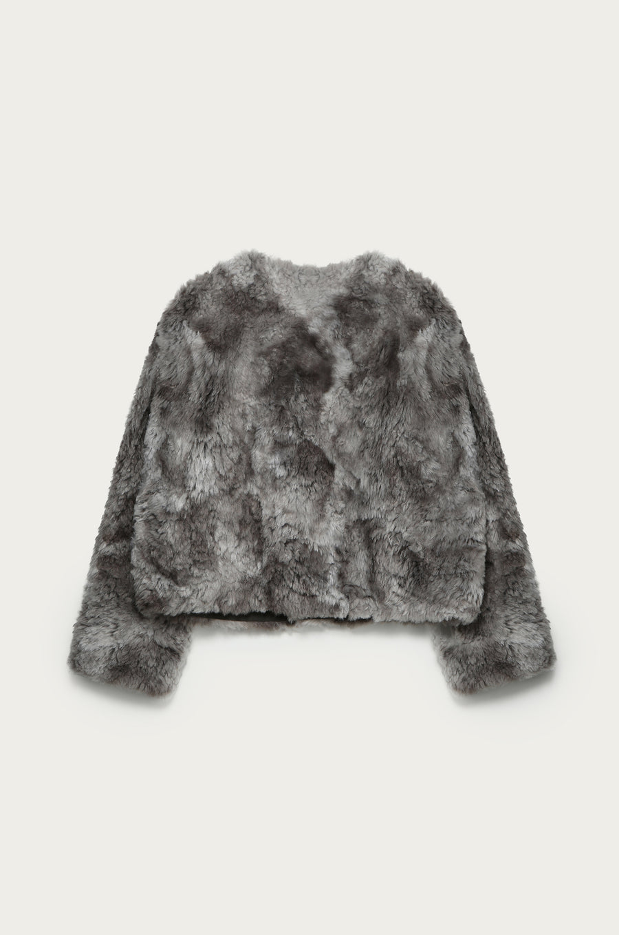 GREY HAIRY JACKET